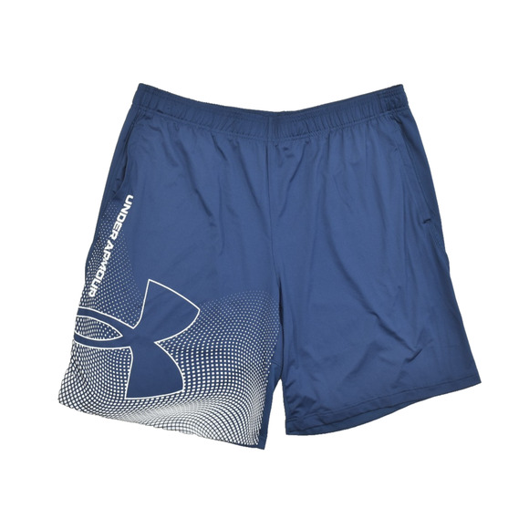 Under Armour Men's Loose Fit Athletic Shorts Blue Size XXL Sweat Polyester - Picture 1 of 8